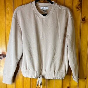 Magaschoni Blush Pink Sandwashed Tunic Top